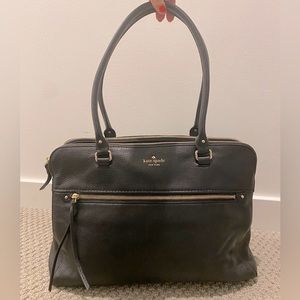Gorgeous Kate Spade Pebbled Black Leather Handbag BRAND NEW